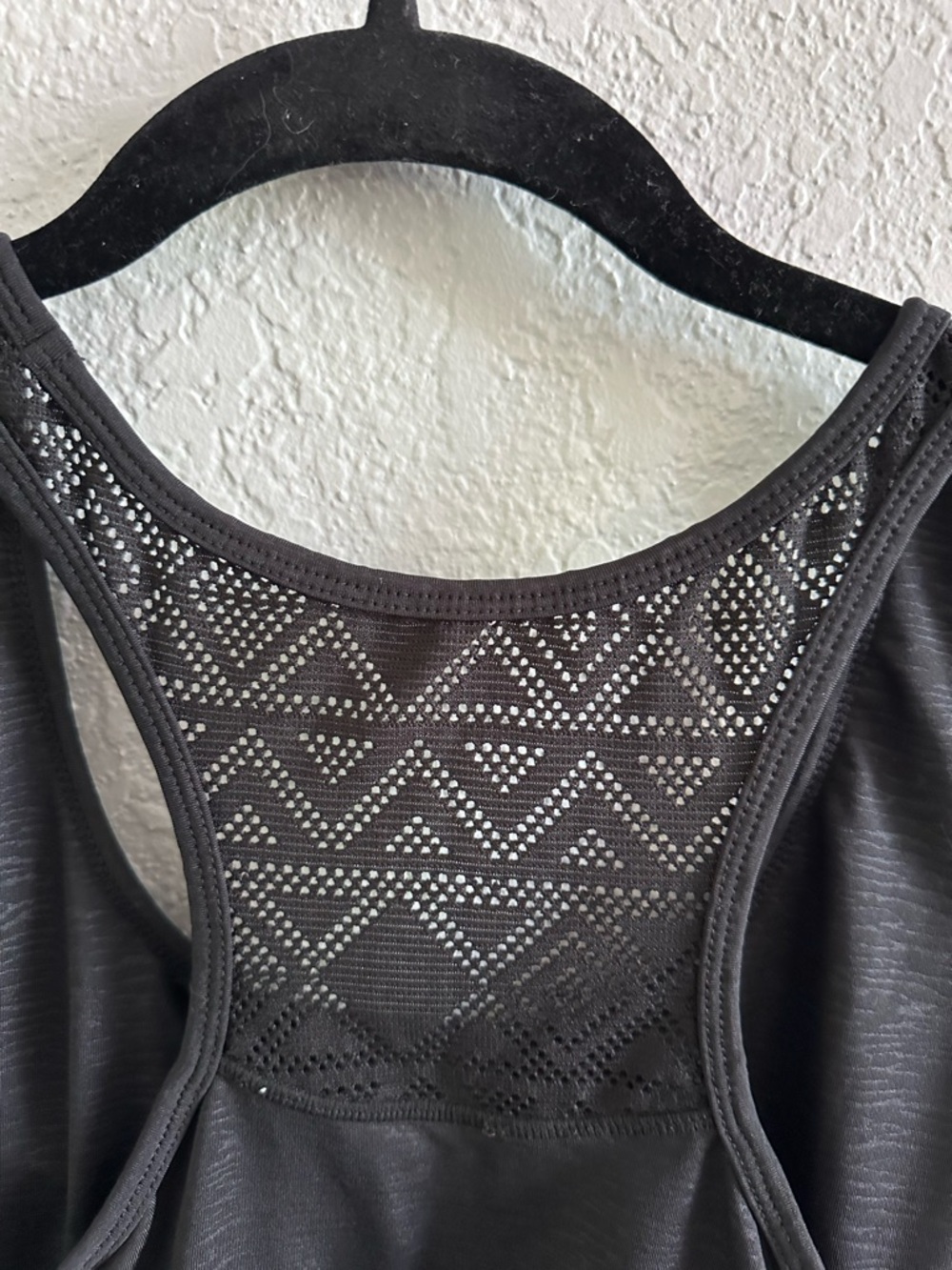 Zyia Active Womens Black Sports Bra Mesh Racerback Yoga Gym XL - Picture 3 of 7